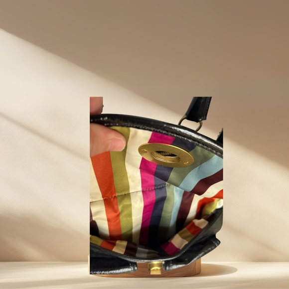 Coach Limited Edition Legacy Peyton Bleeker Patent Leather Tote F13051 – Black – - Picture 9 of 16